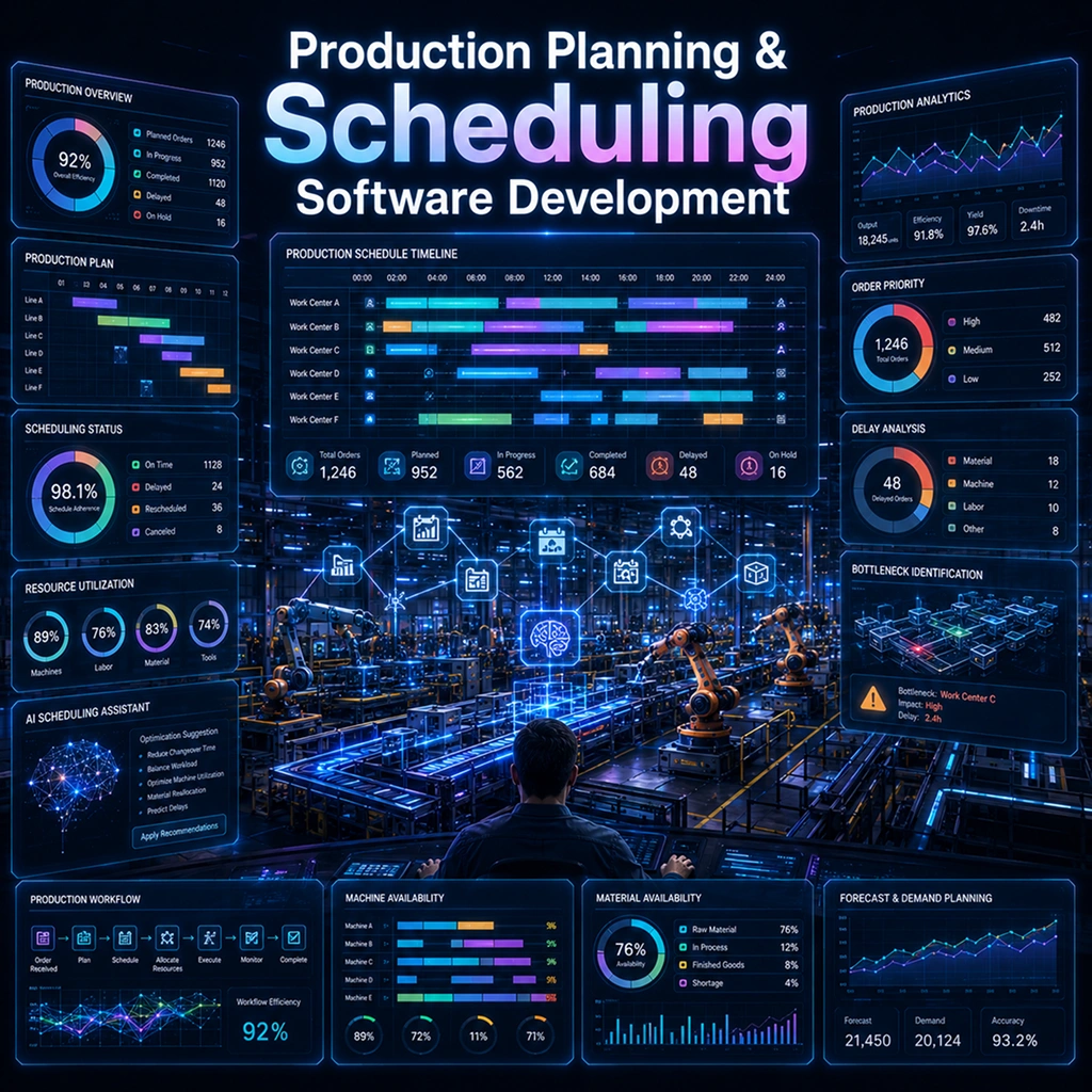 Production Planning and Scheduling Software Development Services